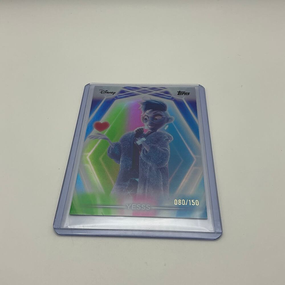 Topps Chrome Disney Wreck-It Ralph Yesss 080/150 Numbered Card - Picture 2 of 4
